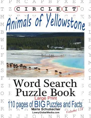 Circle It, Tiere des Yellowstone, Großdruck, Wortsuche, Puzzle Buch - Circle It, Animals of Yellowstone, Large Print, Word Search, Puzzle Book