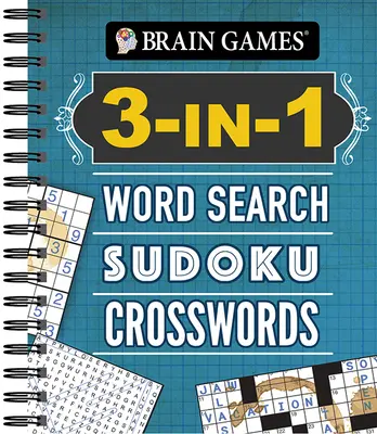 Denkspiele - 3-in-1: Wortsuche, Sudoku, Kreuzworträtsel - Brain Games - 3-In-1: Word Search, Sudoku, Crosswords