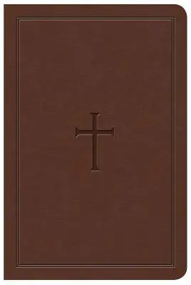 KJV-Großdruck-Kompakt-Referenzbibel, brauner Lederbezug - KJV Large Print Compact Reference Bible, Brown Leathertouch