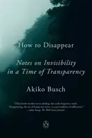 Wie man verschwindet: Anmerkungen zur Unsichtbarkeit in einer Zeit der Transparenz - How to Disappear: Notes on Invisibility in a Time of Transparency