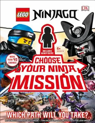 Lego Ninjago Wähle deine Ninja-Mission: Mit Ninjago Jay Minifigur - Lego Ninjago Choose Your Ninja Mission: With Ninjago Jay Minifigure