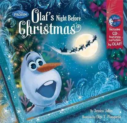 Frozen Olaf's Night Before Christmas Buch & CD - Frozen Olaf's Night Before Christmas Book & CD