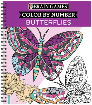 Denkspiele - Farbe nach Zahlen: Schmetterlinge - Brain Games - Color by Number: Butterflies