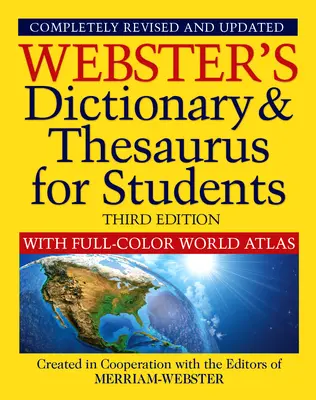 Webster's Dictionary & Thesaurus mit farbigem Weltatlas, dritte Ausgabe - Webster's Dictionary & Thesaurus with Full Color World Atlas, Third Edition