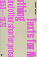 Texte für nichts und andere kürzere Prosa, 1950-1976 - Texts for Nothing and Other Shorter Prose, 1950-1976