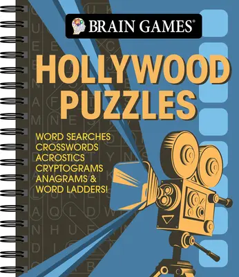Denkspiele - Hollywood Puzzles: Wortsuche, Kreuzworträtsel, Akrostichon, Kryptogramme, Anagramme & Wortleitern! - Brain Games - Hollywood Puzzles: Word Searches, Crosswords, Acrostics, Cryptograms, Anagrams & Word Ladders!