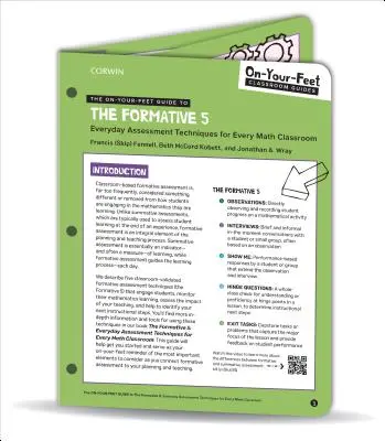 The On-Your-Feet Guide to the Formative 5: Alltägliche Bewertungstechniken für jeden Mathematikunterricht - The On-Your-Feet Guide to the Formative 5: Everyday Assessment Techniques for Every Math Classroom