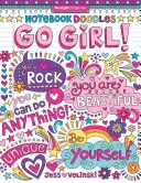 Notizbuch Doodles Go Girl!: Mal- und Activity-Buch - Notebook Doodles Go Girl!: Coloring & Activity Book