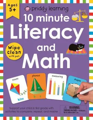 Wipe Clean Workbook: 10 Minuten Lesen, Schreiben und Rechnen [mit Stift] - Wipe Clean Workbook: 10 Minute Reading, Writing, and Math [With Pen]