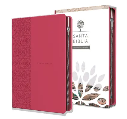 Biblia Reina Valera 1960 Letra Grande. Smil Piel Fucsia, Cremallera, Tamao Manual / Spanische Heilige Bibel Rvr 1960. Handliches Format, Großdruck, Leathersof - Biblia Reina Valera 1960 Letra Grande. Smil Piel Fucsia, Cremallera, Tamao Manual / Spanish Holy Bible Rvr 1960. Handy Size, Large Print, Leathersof