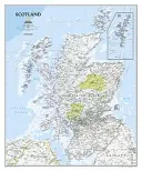 National Geographic: Schottland Klassische Wandkarte (30 X 36 Zoll) - National Geographic: Scotland Classic Wall Map (30 X 36 Inches)