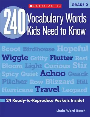 240 Vokabeln, die Kinder kennen müssen: Klasse 2: 24 fertige Vokabelpakete enthalten! - 240 Vocabulary Words Kids Need to Know: Grade 2: 24 Ready-To-Reproduce Packets Inside!