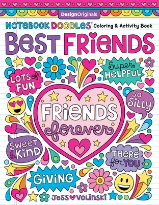 Notizbuch Doodles Beste Freunde: Mal- & Aktivitätsbuch - Notebook Doodles Best Friends: Coloring & Activity Book