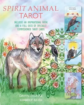Geist-Tier-Tarot: Enthält ein inspirierendes Buch und ein komplettes Deck von speziell in Auftrag gegebenen Tarotkarten - Spirit Animal Tarot: Includes an Inspirational Book and a Full Deck of Specially Commissioned Tarot Cards