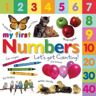 Tabbed Board Books: Meine ersten Zahlen: Zählen wir los! - Tabbed Board Books: My First Numbers: Let's Get Counting!