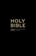 NIV Heilige Bibel - Anglisiert Schwarz Geschenk und Auszeichnung - NIV Holy Bible - Anglicised Black Gift and Award