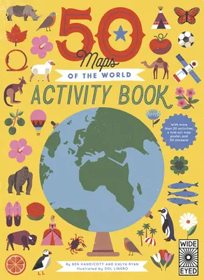 50 Karten der Welt Activity Book: Lernen - Spielen - Entdecken mit über 50 Aufklebern, Puzzles und einem ausklappbaren Poster - 50 Maps of the World Activity Book: Learn - Play - Discover with Over 50 Stickers, Puzzles, and a Fold-Out Poster