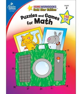 Puzzles und Spiele für Mathematik, Klasse 2: Gold Star Edition - Puzzles and Games for Math, Grade 2: Gold Star Edition