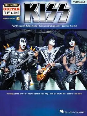Kiss: Deluxe Guitar Play-Along Band 18 - Kiss: Deluxe Guitar Play-Along Volume 18