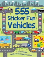 555 Aufkleberspaß-Fahrzeuge - 555 Sticker Fun Vehicles