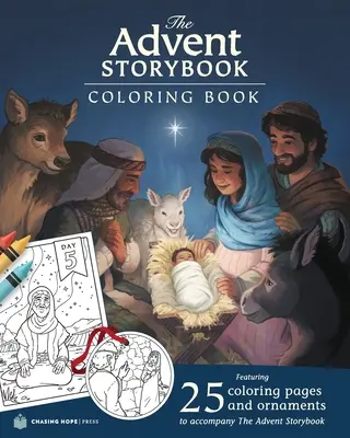 Das Adventsgeschichtenbuch als Malbuch - The Advent Storybook Coloring Book