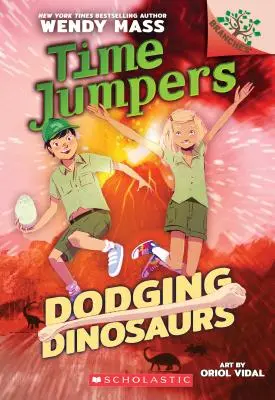 Den Dinosauriern ausweichen: Ein Zweigbuch (Zeitspringer #4), 4 - Dodging Dinosaurs: A Branches Book (Time Jumpers #4), 4