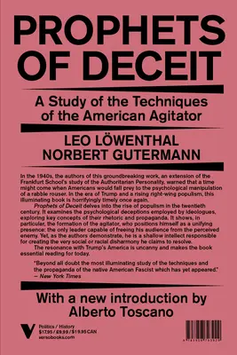 Propheten der Täuschung: Eine Studie über die Techniken des amerikanischen Agitators - Prophets of Deceit: A Study of the Techniques of the American Agitator