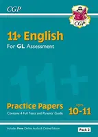 11+ GL English Practice Papers: Ages 10-11 - Pack 2 (mit Elternhandbuch und Online-Ausgabe) - 11+ GL English Practice Papers: Ages 10-11 - Pack 2 (with Parents' Guide & Online Edition)