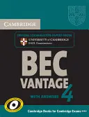 Cambridge Bec 4 Vantage Student's Book mit Antworten: Prüfungsunterlagen von University of Cambridge ESOL Examinations - Cambridge Bec 4 Vantage Student's Book with Answers: Examination Papers from University of Cambridge ESOL Examinations