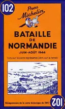 Michelin Karte Schlacht in der Normandie 102 - Michelin Map Battle of Normandy 102