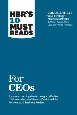 Hbr's 10 Must Reads für Führungskräfte - Hbr's 10 Must Reads for Ceos