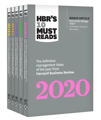 5 Jahre Must Reads von Hbr: Ausgabe 2020 (5 Bücher) - 5 Years of Must Reads from Hbr: 2020 Edition (5 Books)