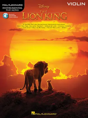 Der König der Löwen für Violine: Instrumental Play-Along - The Lion King for Violin: Instrumental Play-Along