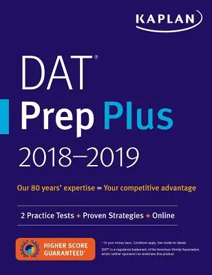 DAT Prep Plus 2019-2020 - 2 Übungstests + Bewährte Strategien + Online - DAT Prep Plus 2019-2020 - 2 Practice Tests + Proven Strategies + Online