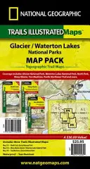 Glacier und Waterton Lakes Nationalparks [Kartenpaket] - Glacier and Waterton Lakes National Parks [Map Pack Bundle]