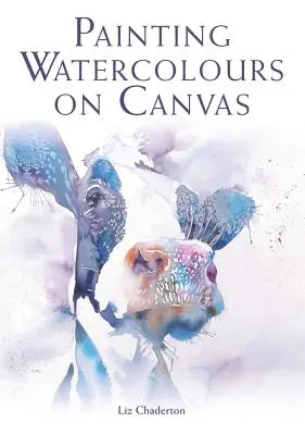 Aquarelle auf Leinwand malen - Painting Watercolours on Canvas