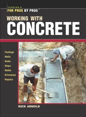 Arbeiten mit Beton - Working with Concrete