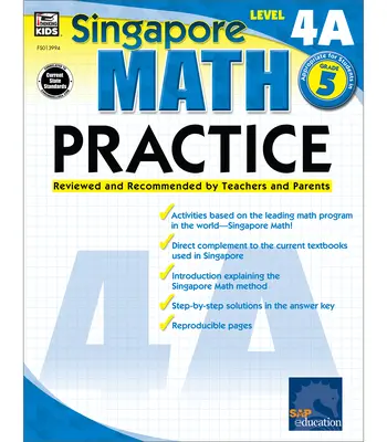 Mathepraxis, Klasse 5: Von Lehrern und Eltern geprüft und empfohlen - Math Practice, Grade 5: Reviewed and Recommended by Teachers and Parents