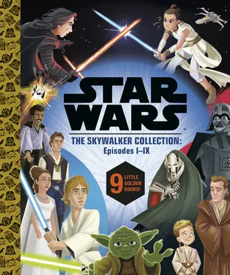 Star Wars Episoden I - IX: Eine Sammlung kleiner goldener Bücher (Star Wars) - Star Wars Episodes I - IX: A Little Golden Book Collection (Star Wars)