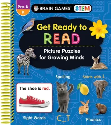 Brain Games Stem - Mach dich bereit zum Lesen: Bilderrätsel für wachsende Geister - Brain Games Stem - Get Ready to Read: Picture Puzzles for Growing Minds