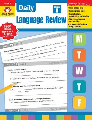 Tägliche Sprachprüfung, Klasse 8 Te - Daily Language Review, Grade 8 Te