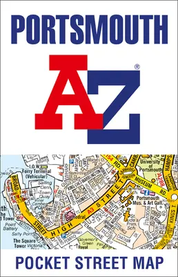 Portsmouth A-Z Pocket Straßenkarte - Portsmouth A-Z Pocket Street Map