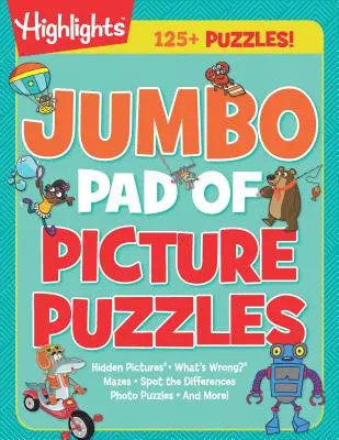 Jumbo-Block mit Bilderrätseln - Jumbo Pad of Picture Puzzles