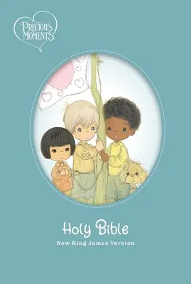Nkjv, Precious Moments Kleine Hände Bibel, Teal, Hardcover, Comfort Print: Heilige Bibel, New King James Version - Nkjv, Precious Moments Small Hands Bible, Teal, Hardcover, Comfort Print: Holy Bible, New King James Version