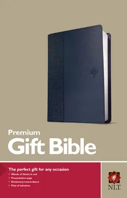 Premium-Geschenkbibel NLT (rote Schrift, lederähnlich, blau) - Premium Gift Bible NLT (Red Letter, Leatherlike, Blue)