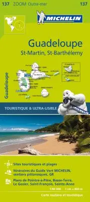 Michelin Zoom Guadeloupe Karte 137 - Michelin Zoom Guadeloupe Map 137