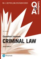 Law Express Frage und Antwort: Strafrecht, 5. Auflage - Law Express Question and Answer: Criminal Law, 5th edition