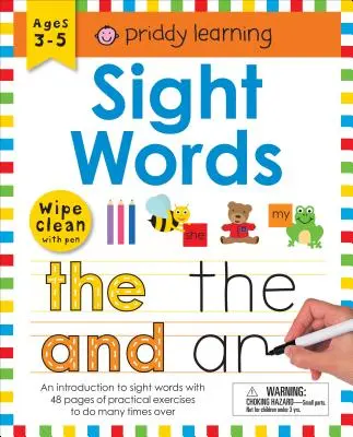 Wipe Clean Workbook: Sight Words (beiliegende Spiralbindung): Alter 4-7 Jahre; abwischbar mit Stift und Lernkarten - Wipe Clean Workbook: Sight Words (Enclosed Spiral Binding): Ages 4-7; Wipe-Clean with Pen & Flash Cards