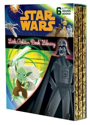 Das kleine goldene Buch der Star Wars Bibliothek (Star Wars): Das Phantom der Bedrohung; Angriff der Klone; Die Rache der Sith; Eine neue Hoffnung; Das Imperium schlägt zu - The Star Wars Little Golden Book Library (Star Wars): The Phantom Menace; Attack of the Clones; Revenge of the Sith; A New Hope; The Empire Strikes Ba