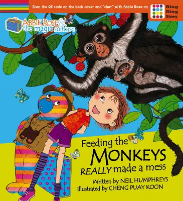 Abbie Rose und der Zauberkoffer: Die Fütterung der Affen hat wirklich ein Chaos angerichtet - Abbie Rose and the Magic Suitcase: Feeding the Monkeys Really Made a Mess